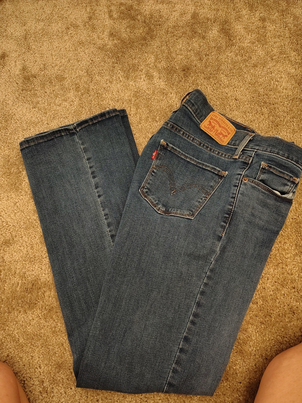 Levi's Curvy Bootcut Jeans Blue Waist 28